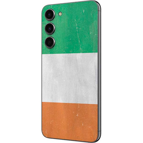 Ireland Flag Distressed Galaxy S23 Plus Skin